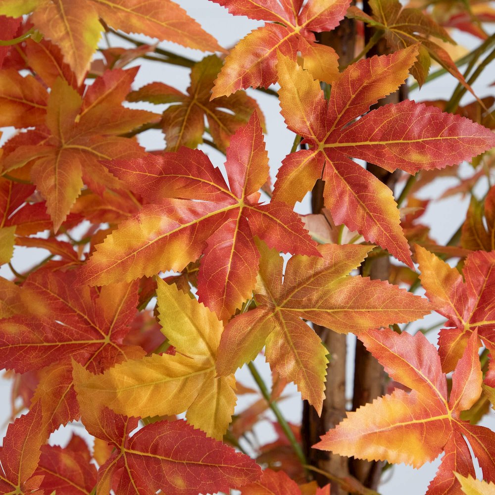 8ft. Autumn Deluxe Maple Artificial Fall Tree. Picture 4