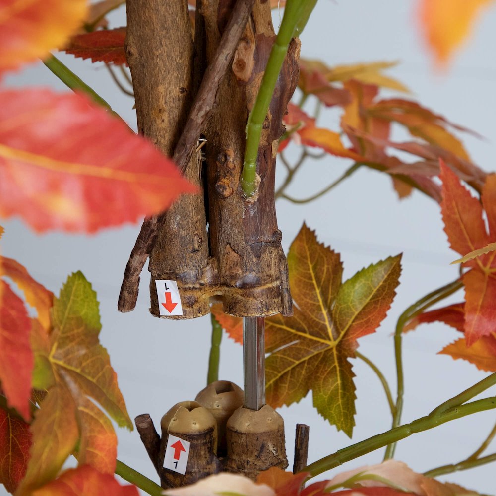 8ft. Autumn Deluxe Maple Artificial Fall Tree. Picture 8