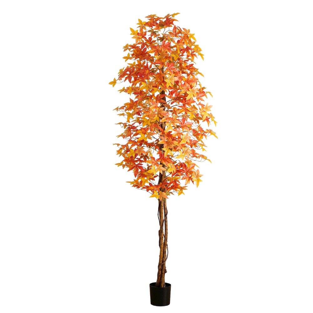 9ft. Autumn Deluxe Maple Artificial Fall Tree. Picture 1