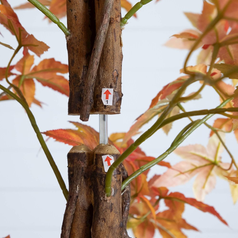 9ft. Autumn Deluxe Maple Artificial Fall Tree. Picture 4