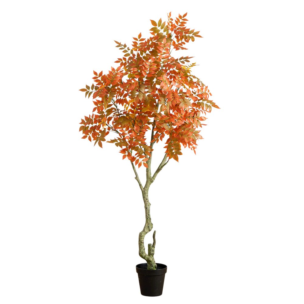 7ft. Autumn Sumac Artificial Fall Tree. Picture 1