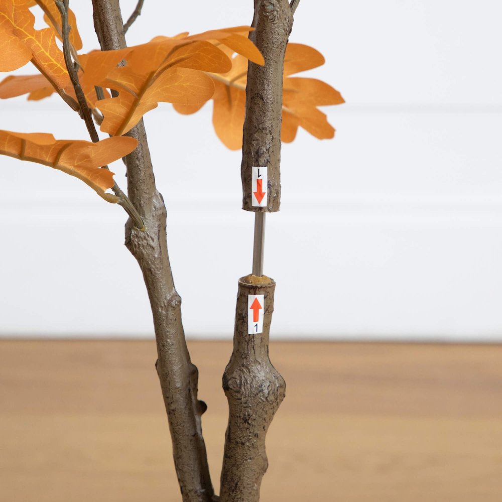 4ft. Artificial Autumn Oak Tree. Picture 7