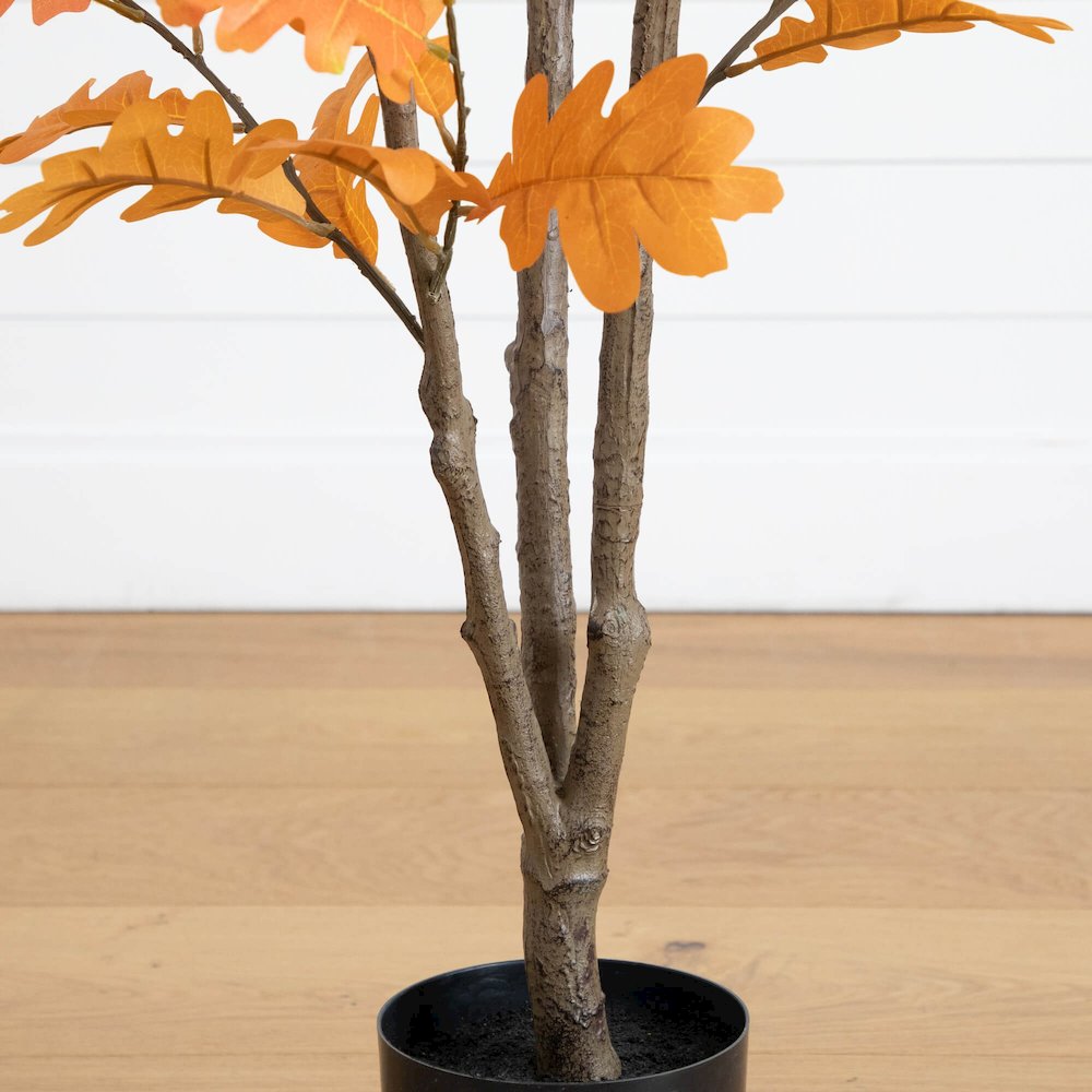 5ft. Artificial Autumn Oak Tree. Picture 9