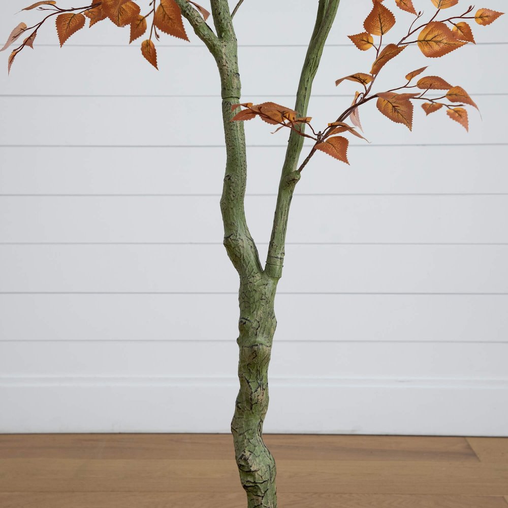 6ft. Autumn Birch Leaf Artificial Fall Tree. Picture 6