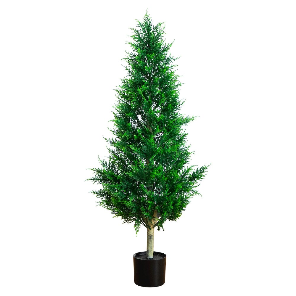 4ft. UV Resistant Artificial Cypress Tower Tree (Indoor/Outdoor). Picture 5
