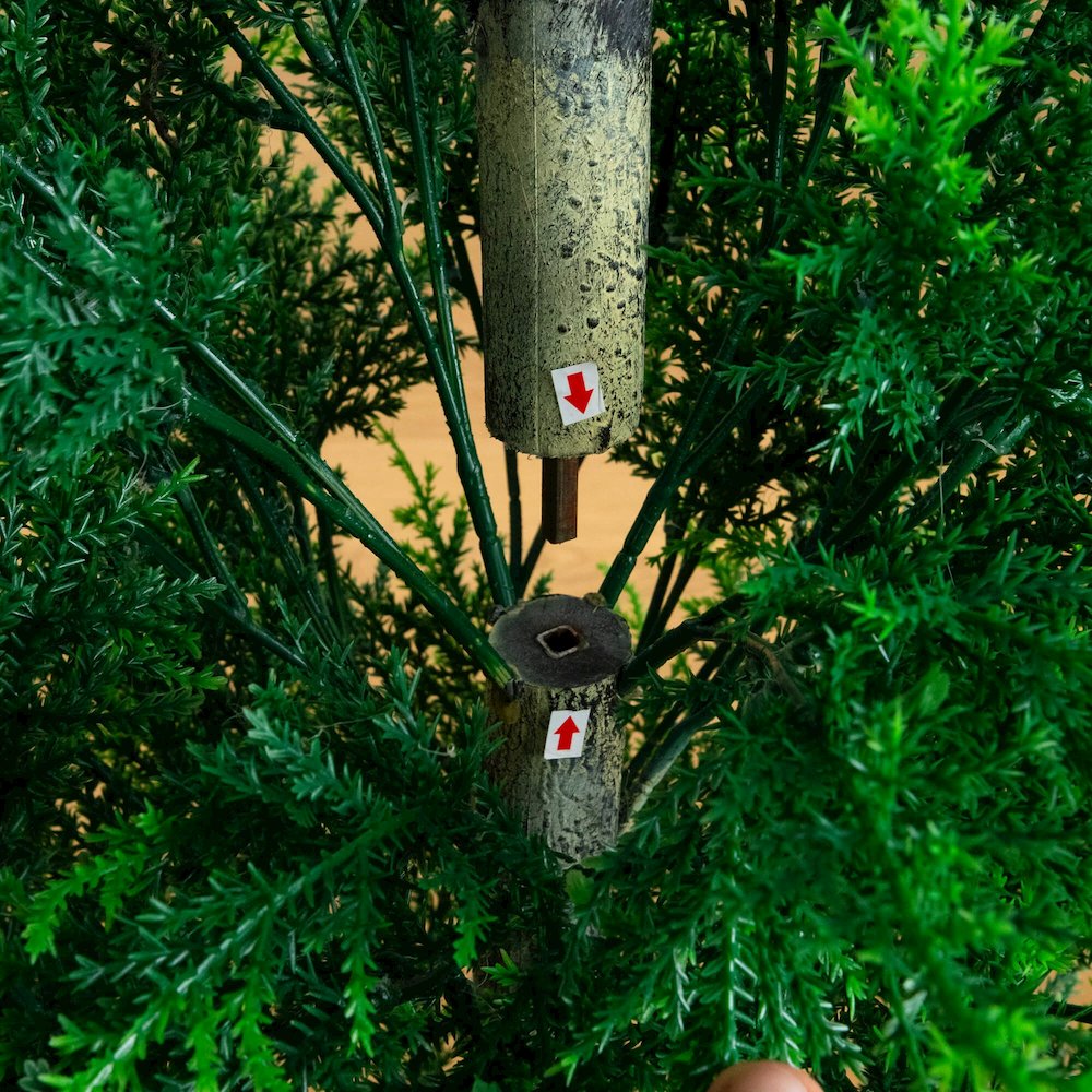 5ft. UV Resistant Artificial Cypress Tower Tree (Indoor/Outdoor). Picture 6