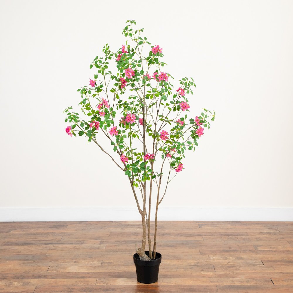 6ft. Artificial Dogwood Tree with Real Touch Leaves. Picture 3