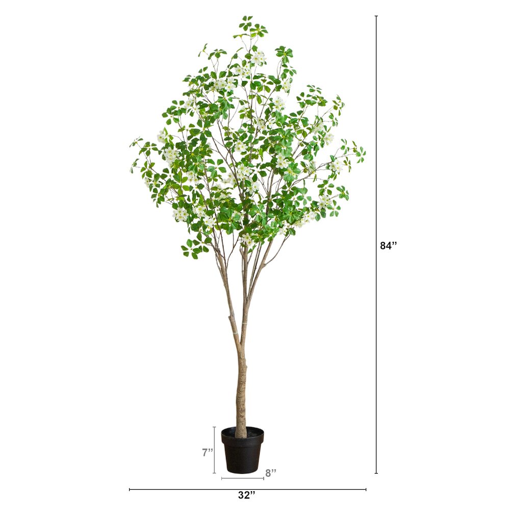 7ft. Artificial Dogwood Tree. Picture 6