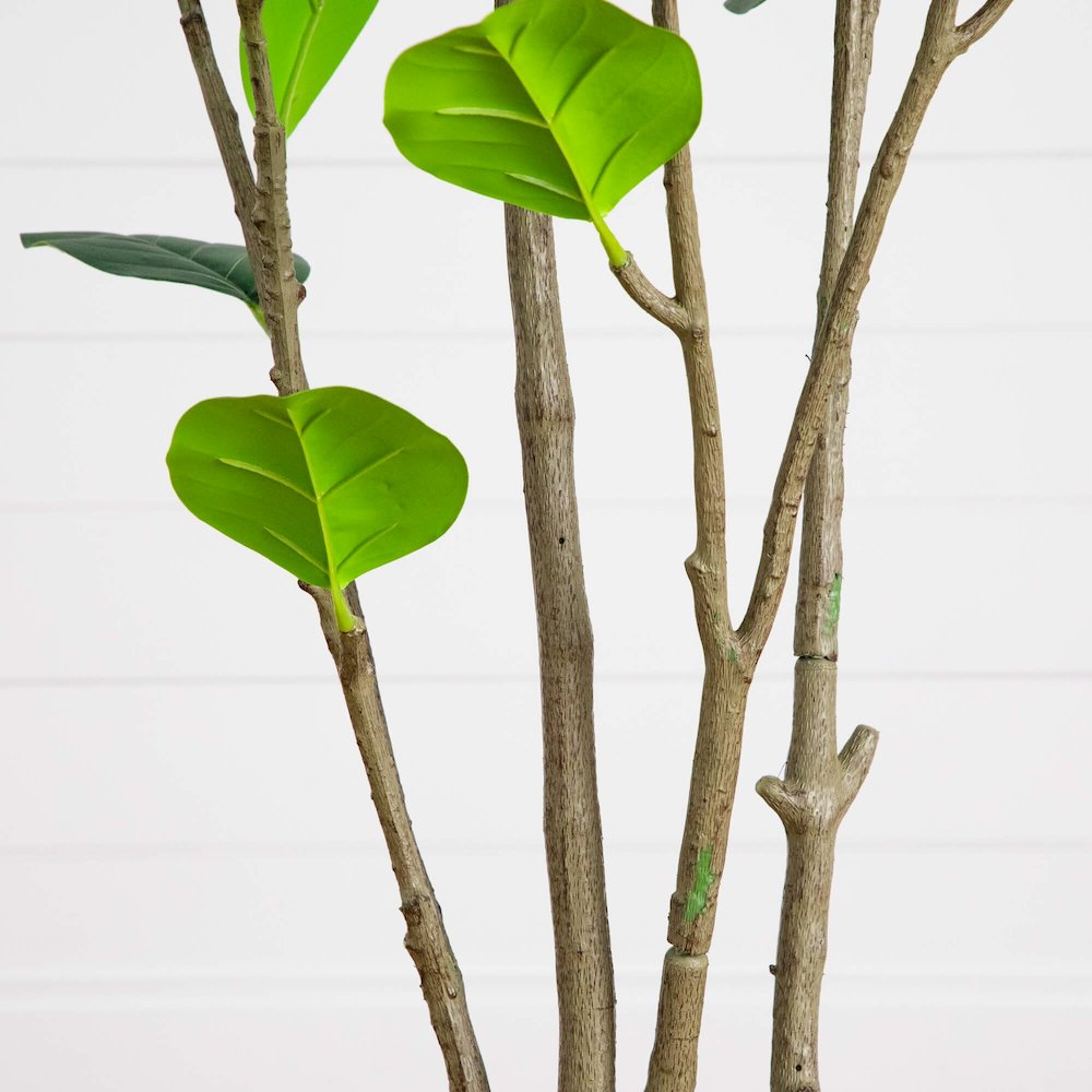 7ft. Artificial Minimalist Audrey Ficus Tree. Picture 7