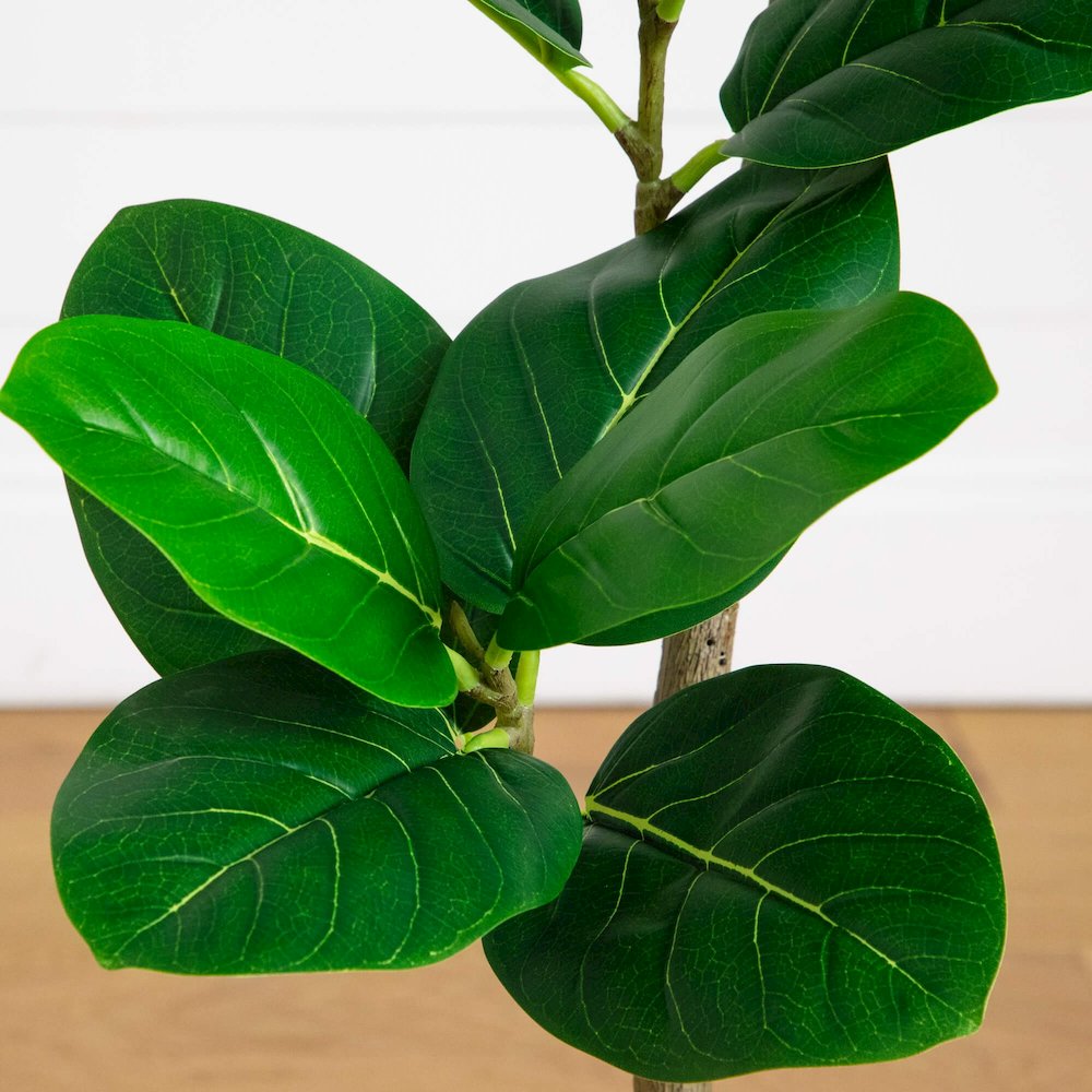 7ft. Artificial Curved Trunk Audrey Ficus Tree. Picture 4