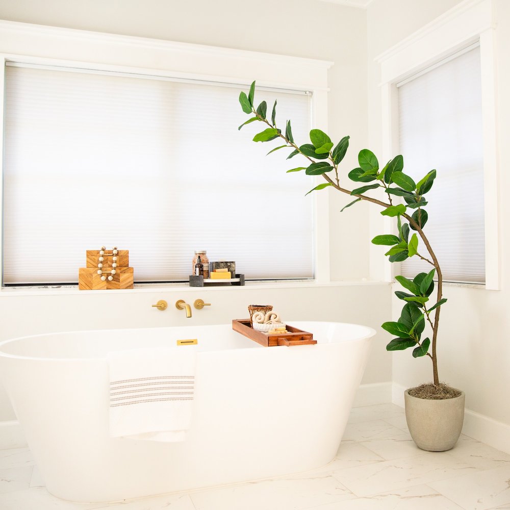 7ft. Artificial Curved Trunk Audrey Ficus Tree. Picture 2