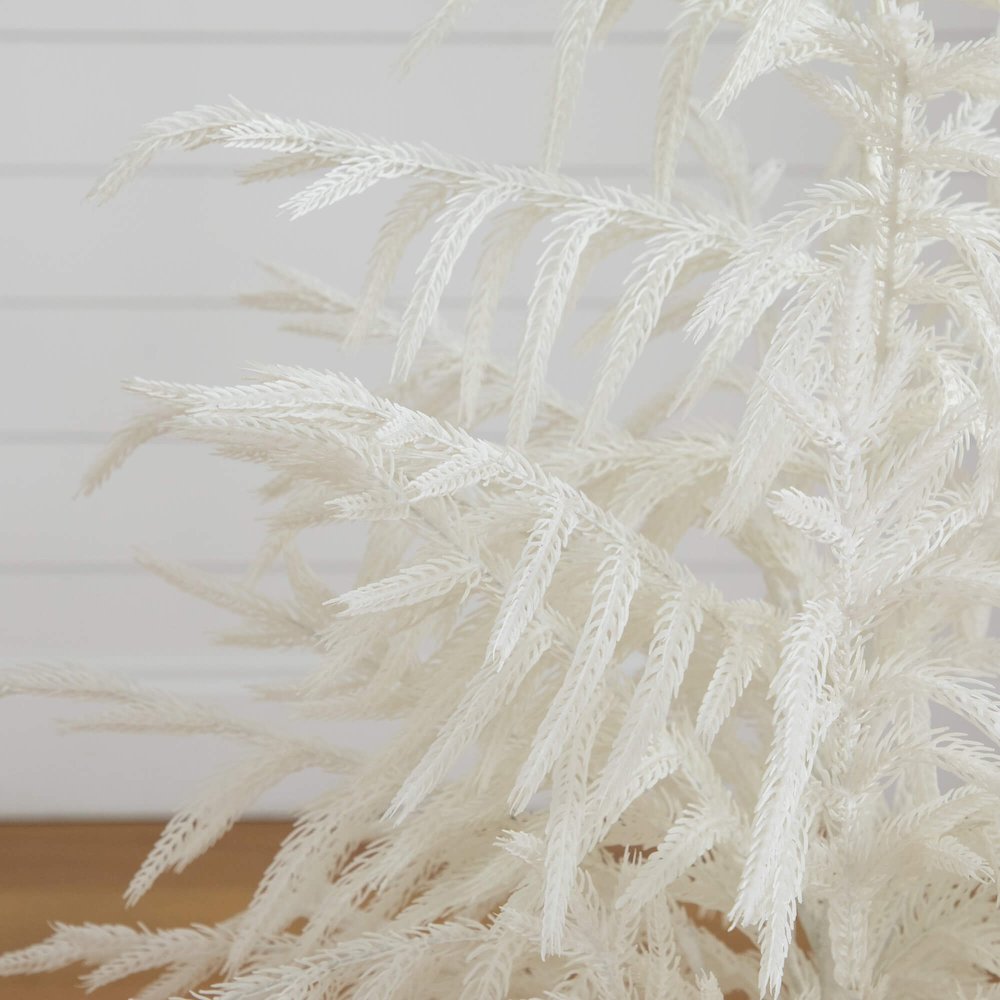 3ft. Artificial Real Touch White Norfolk Island Pine Christmas Tree. Picture 4