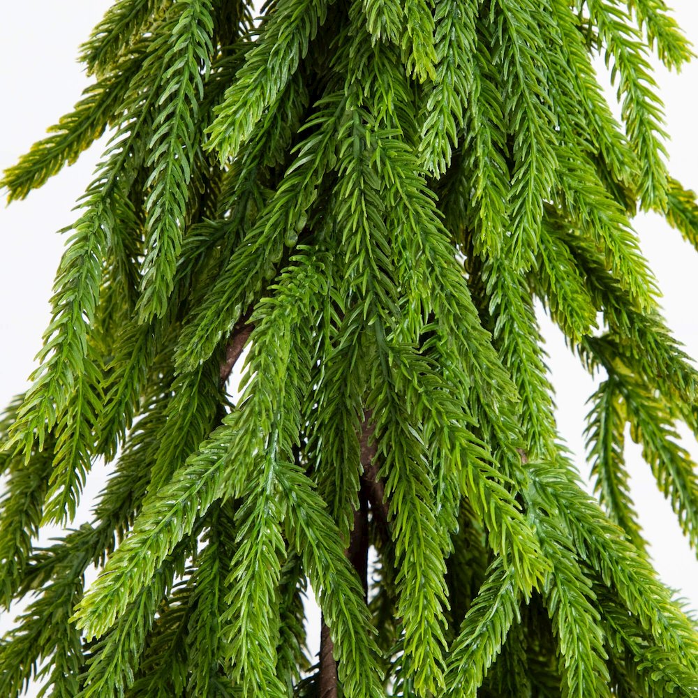 20in. Artificial Real Touch Down Swept Norfolk Island Pine. Picture 3