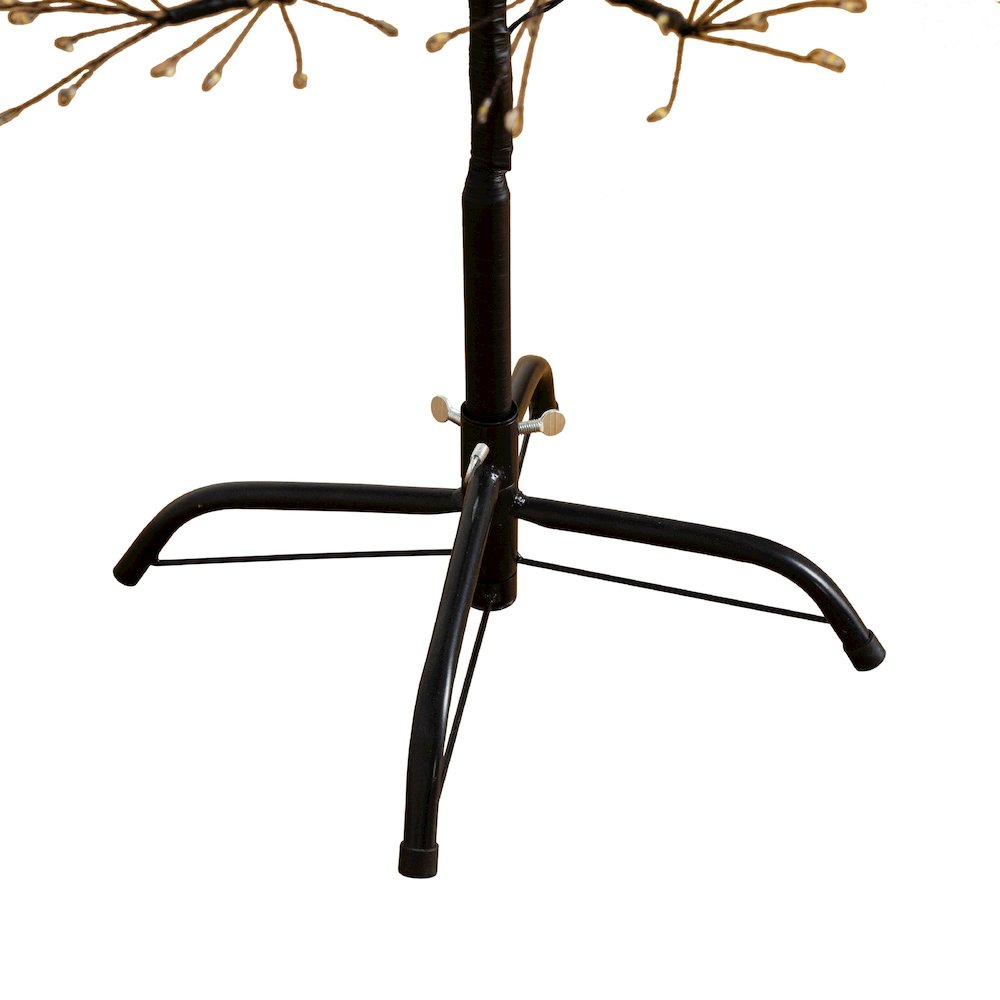 4ft. Pre-Lit Artificial Halloween Black Starburst Tree with 800 Fairy LED Lights. Picture 7
