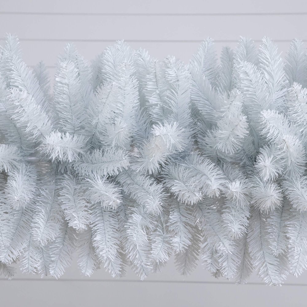 8ft. Artificial Holiday White Christmas Pine Archway. Picture 5