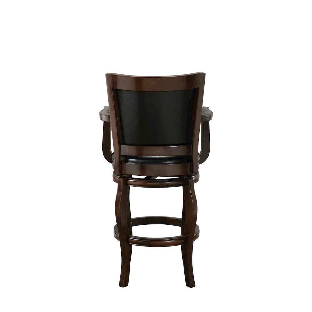 Jones Swivel Bar Stool - Cappuccino. Picture 4