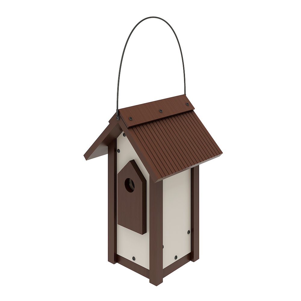 ECOFLEX Feathered Friends A-Frame Retreat Bird Feeder - Small. Picture 5