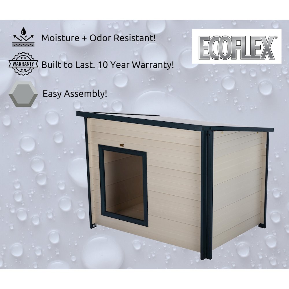 ECOFLEX® Lodge Style Dog House - Medium. Picture 6
