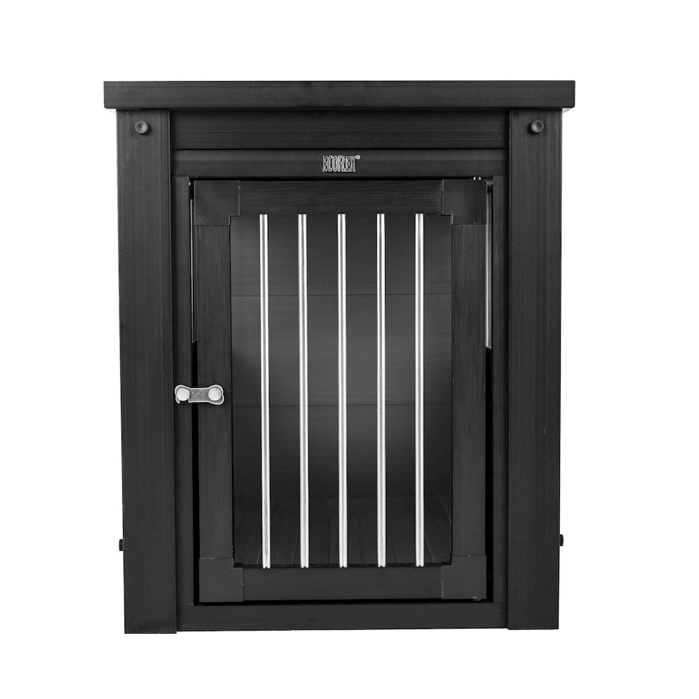 ECOFLEX® Dog Crate End Table - Espresso Medium. Picture 3