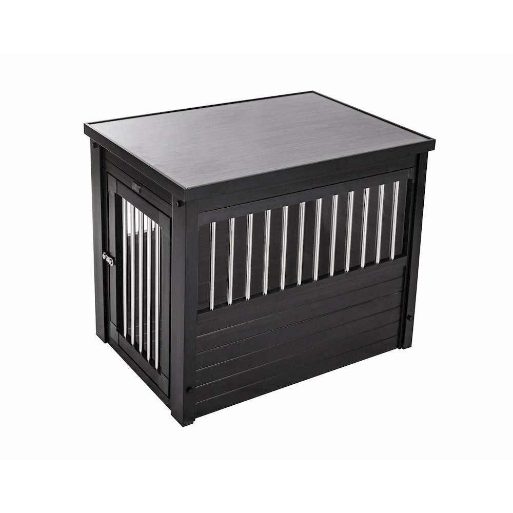 ECOFLEX® Dog Crate End Table - Espresso Medium. Picture 1
