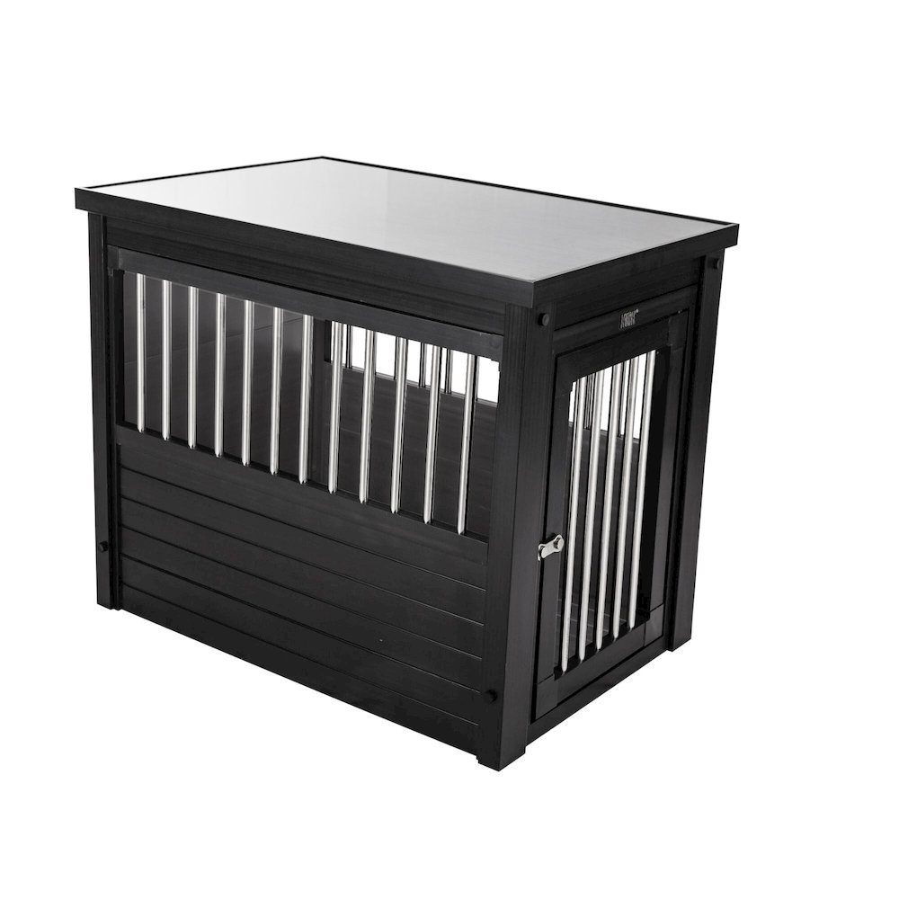 ECOFLEX® Dog Crate End Table - Espresso Medium. Picture 5