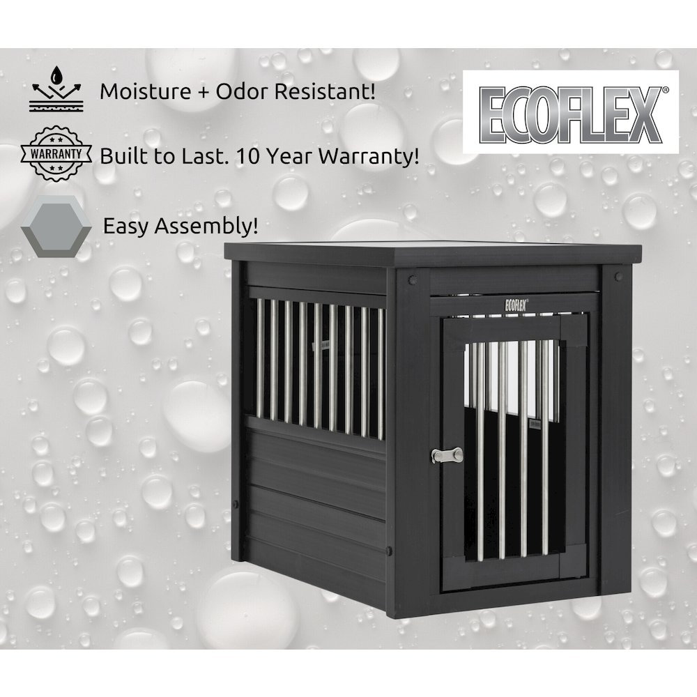 ECOFLEX® Dog Crate End Table - Espresso Medium. Picture 8