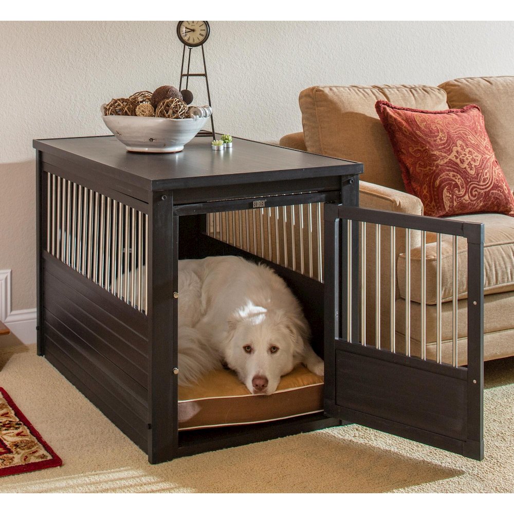 ECOFLEX® Dog Crate End Table - Espresso X-Large. Picture 6