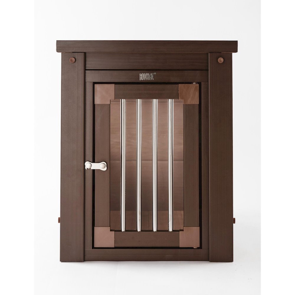 ECOFLEX® Dog Crate End Table - Russet Small. Picture 1