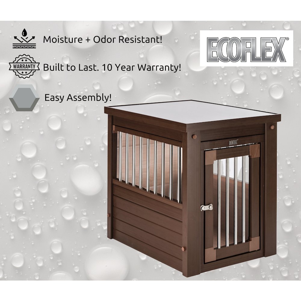 ECOFLEX® Dog Crate End Table - Russet Small. Picture 8