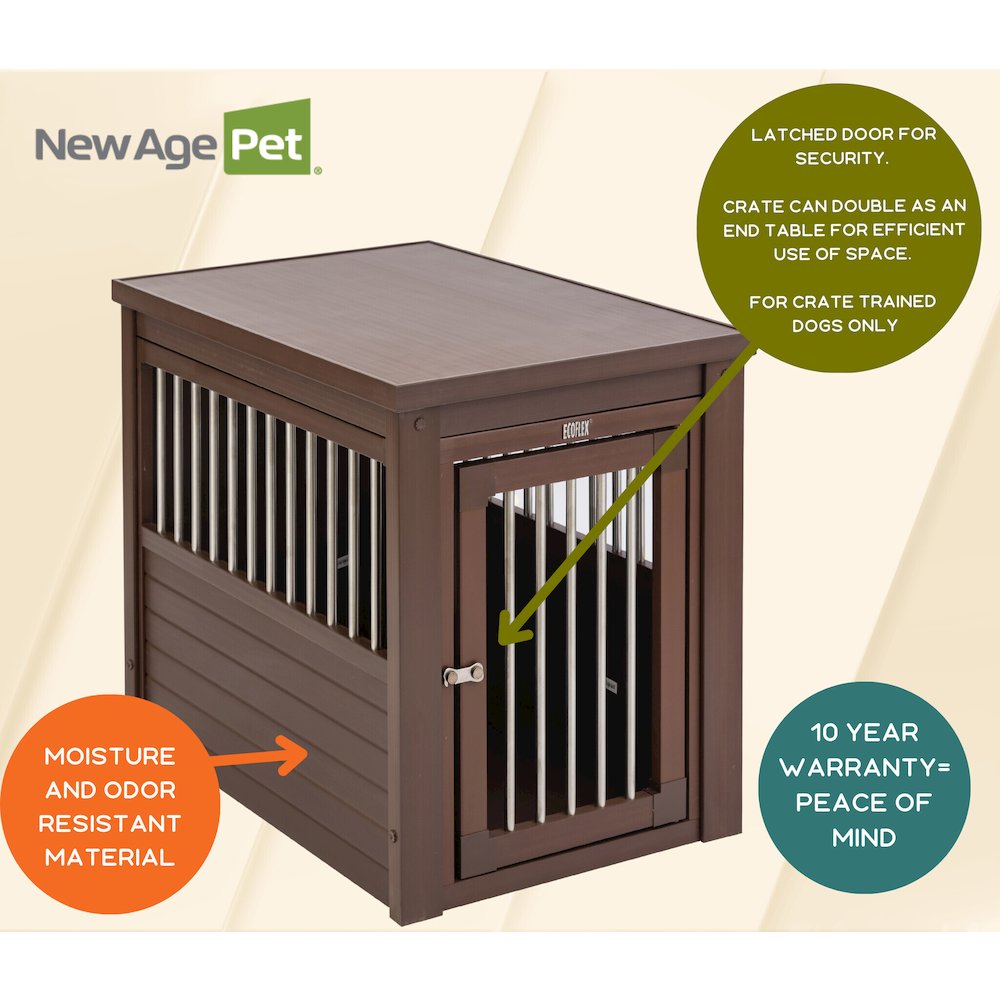 ECOFLEX® Dog Crate End Table - Russet Medium. Picture 9