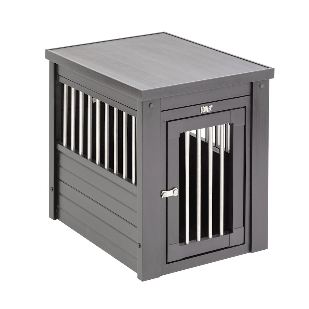 ECOFLEX® Dog Crate End Table - Grey Small. Picture 2