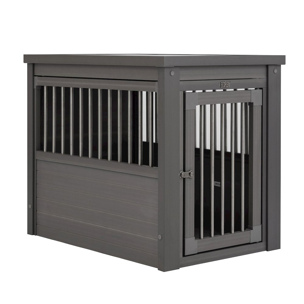 ECOFLEX® Dog Crate End Table - Grey Medium. Picture 3