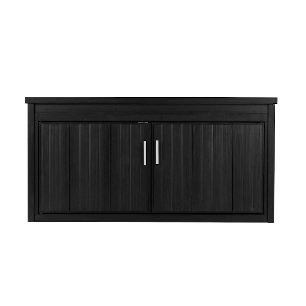 ECOFLEX® LitterLoo Bench Litter Box Cover Espresso. Picture 1