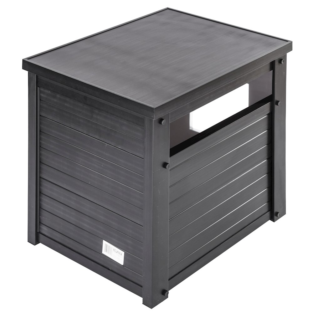ECOFLEX® Litter Box Cover End Table - Espresso. Picture 3