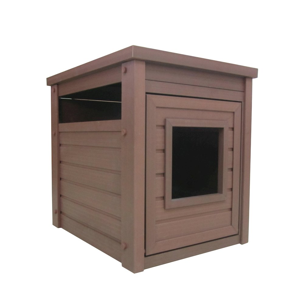 ECOFLEX® Litter Box Cover End Table - Russet. Picture 1