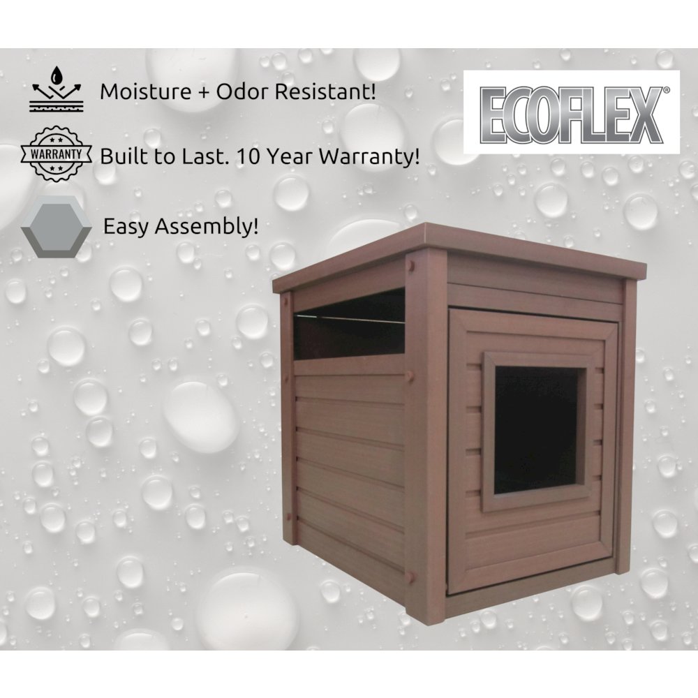 ECOFLEX® Litter Box Cover End Table - Russet. Picture 5