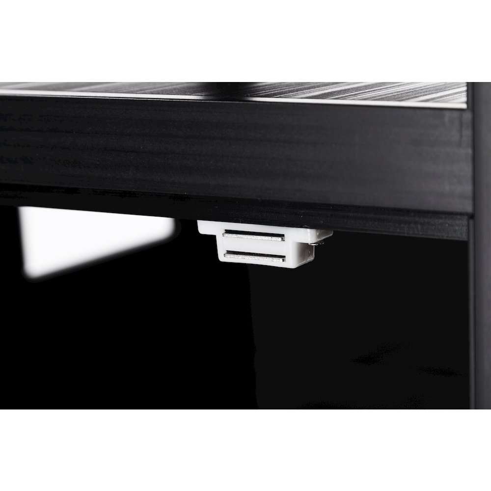 ECOFLEX® Jumbo Litter Box Cover End Table - Espresso. Picture 4