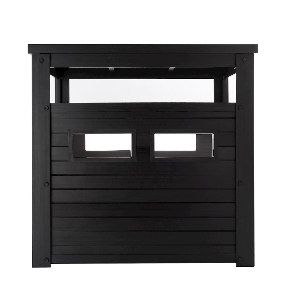 ECOFLEX® Jumbo Litter Box Cover End Table - Espresso. Picture 5