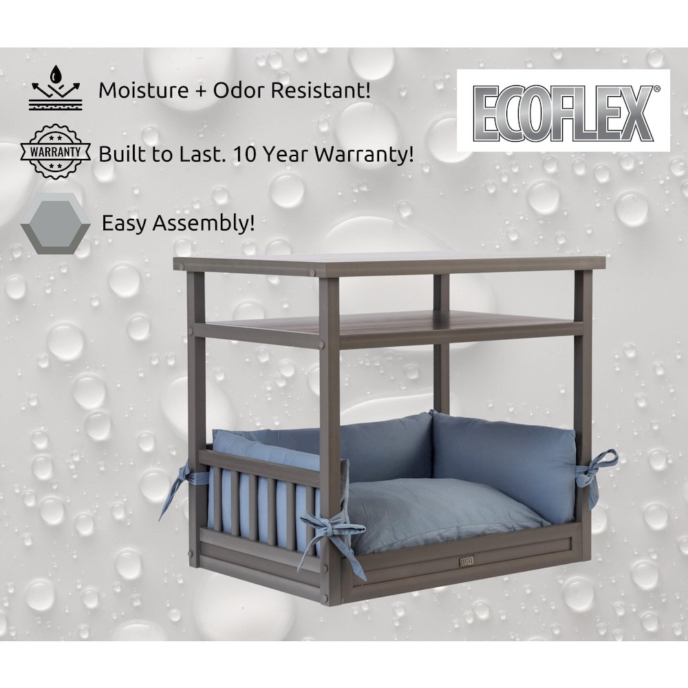ECOFLEX® Dog Bed Nightstand-Grey. Picture 8