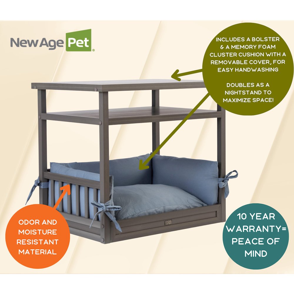 ECOFLEX® Dog Bed Nightstand-Grey. Picture 9