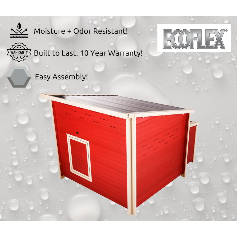 Jumbo Fontana Chicken Barn in Red. Picture 8