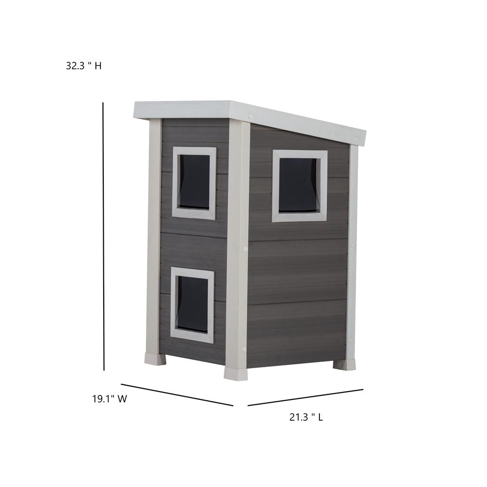 ECOFLEX® Outdoor Cat Townhouse. Picture 3