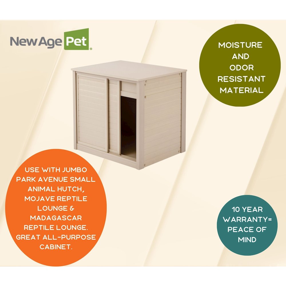 New Age Pet® ECOFLEX® 30" Versa Multi-Purpose Cabinet Stand - Maple. Picture 9