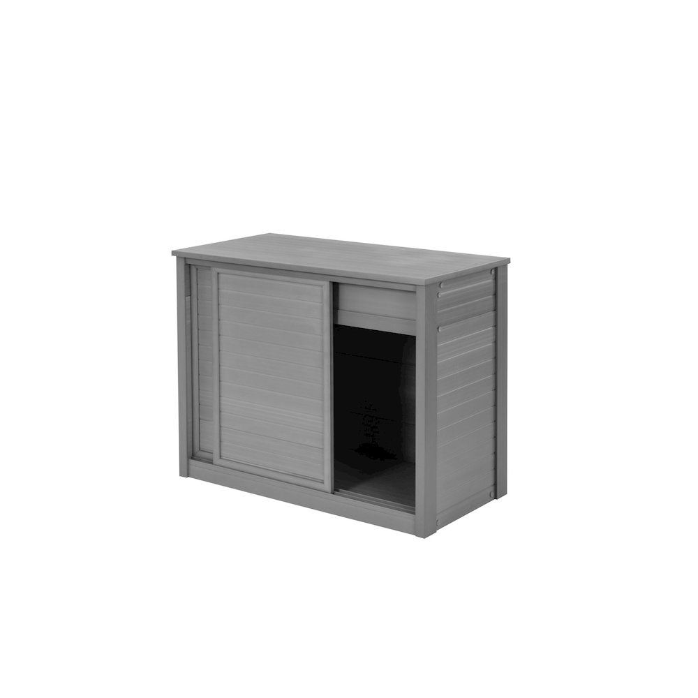New Age Pet® ECOFLEX® 36" Versa Multi-Purpose Cabinet Stand - Grey. Picture 1