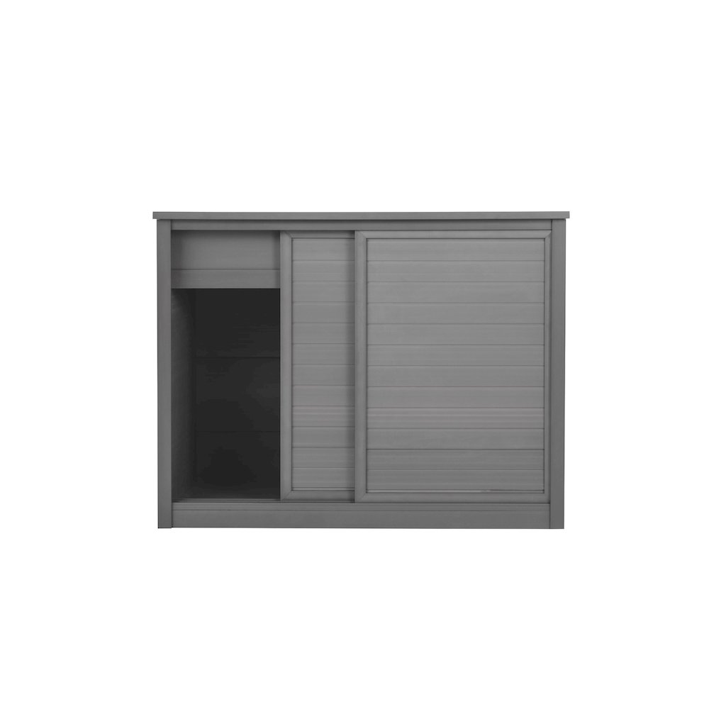 New Age Pet® ECOFLEX® 36" Versa Multi-Purpose Cabinet Stand - Grey. Picture 3