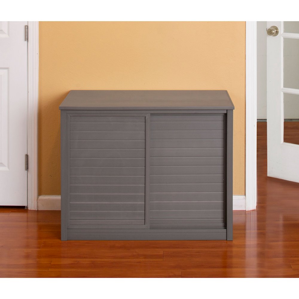New Age Pet® ECOFLEX® 36" Versa Multi-Purpose Cabinet Stand - Grey. Picture 6