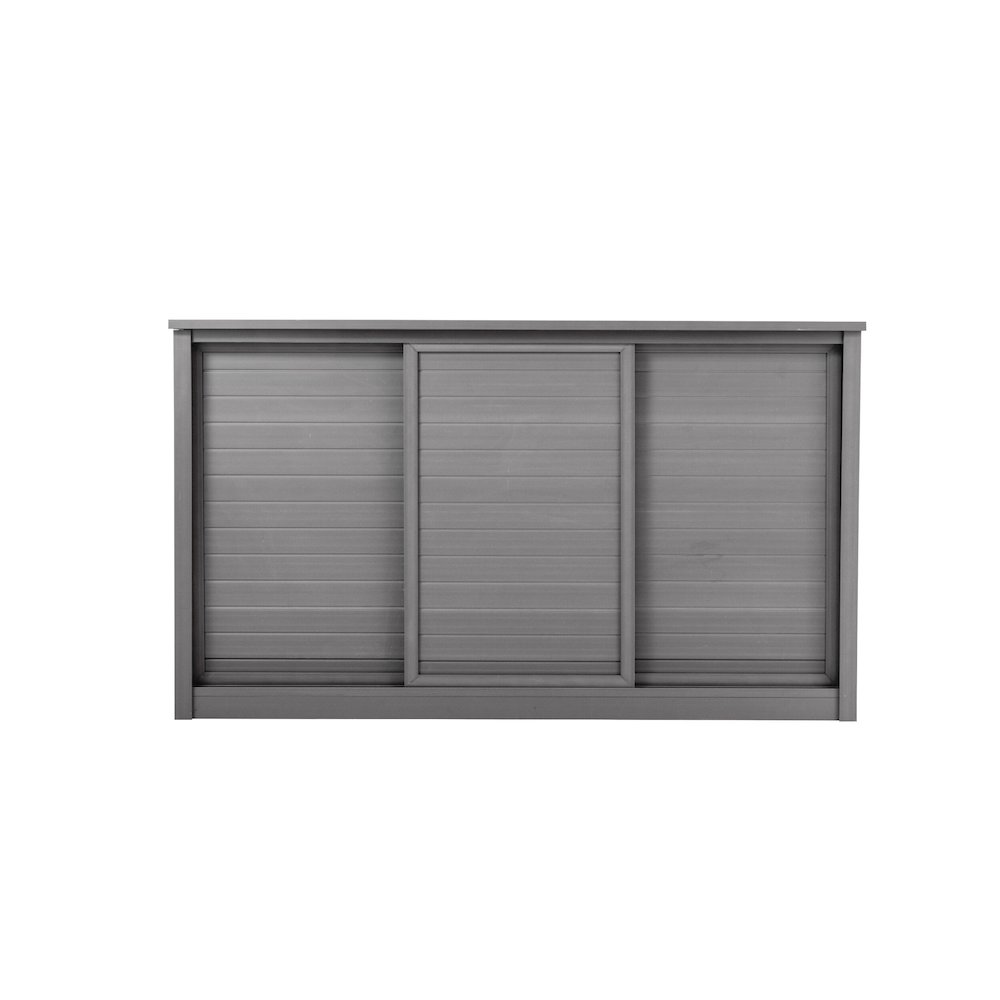 New Age Pet® ECOFLEX® 48" Versa Multi-Purpose Cabinet Stand - Grey. Picture 3