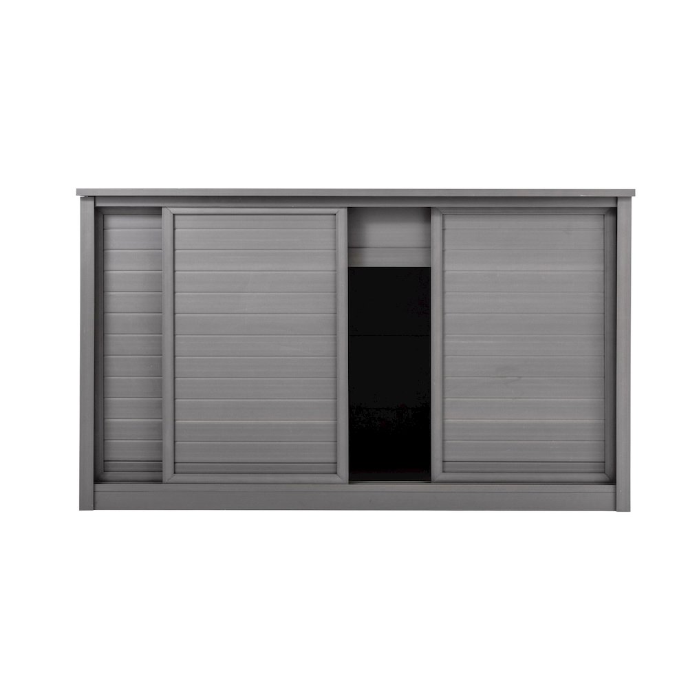 New Age Pet® ECOFLEX® 48" Versa Multi-Purpose Cabinet Stand - Grey. Picture 4