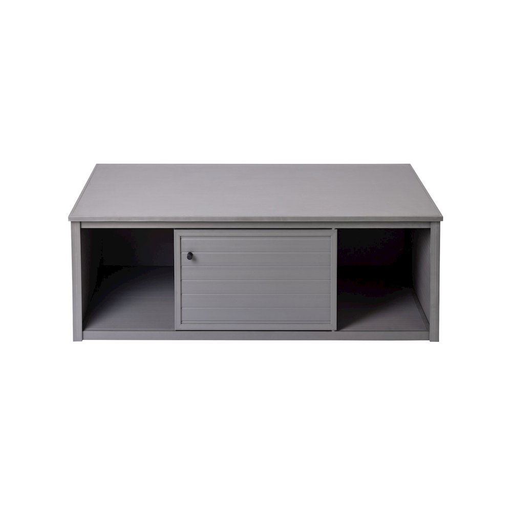 48" Lo-Boy Versa Stand in Grey. Picture 2