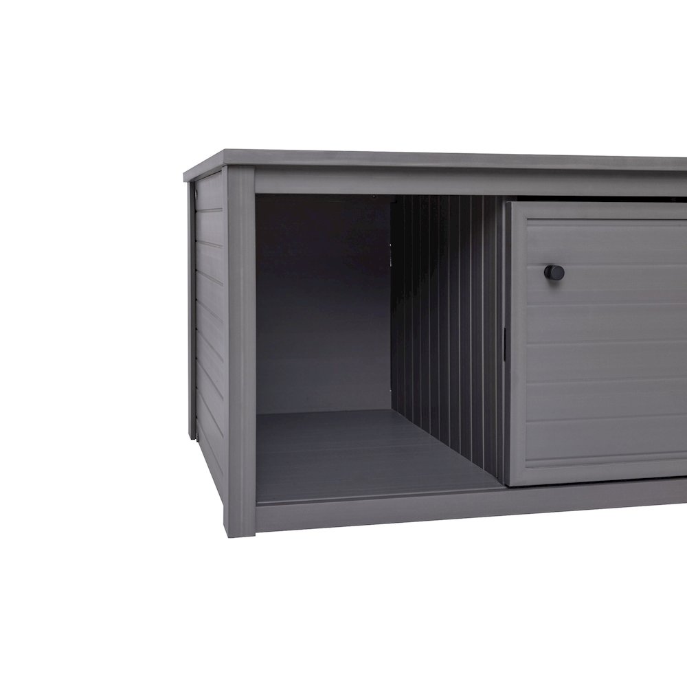 48" Lo-Boy Versa Stand in Grey. Picture 4